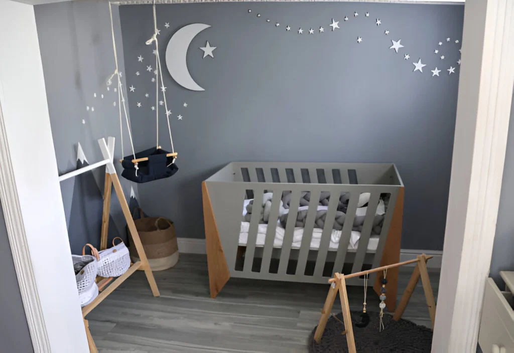 Babyletto Origami Mini Crib: A stylish crib for small spaces, perfect for modern nurseries.