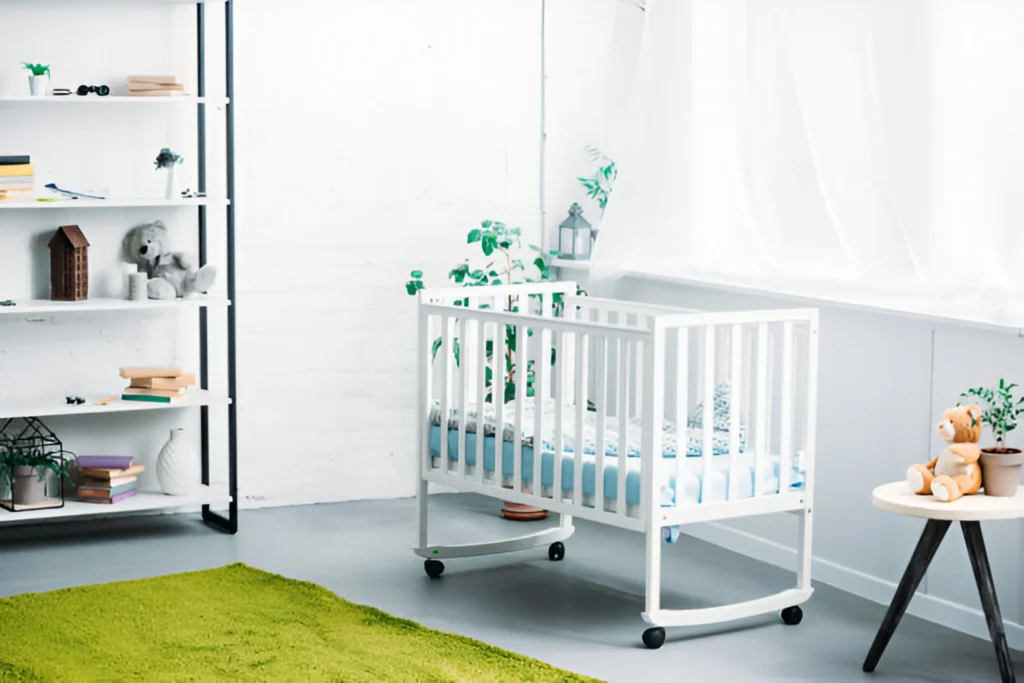 IKEA Gulliver Crib: 5 Stylish Cribs for Small Spaces for your nursery decor.