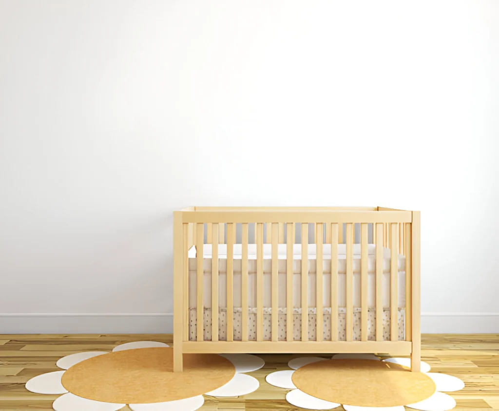 "Babyletto Origami Mini Crib: A compact, stylish choice from the Top 10 Safest Cribs list."