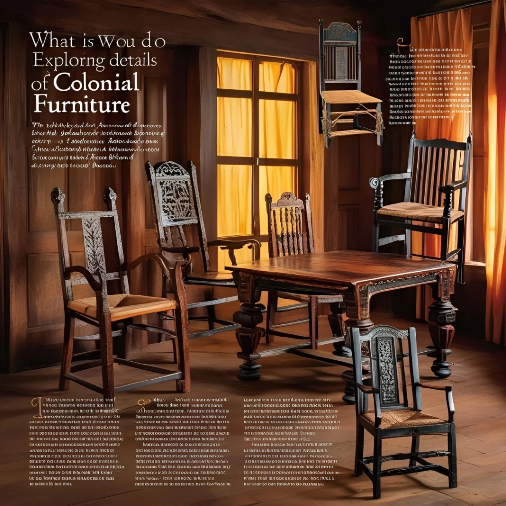 Colonial Furniture Features You Should Know
