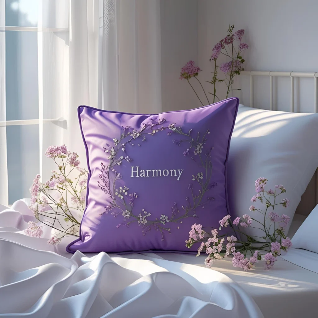 Purple Harmony pillow