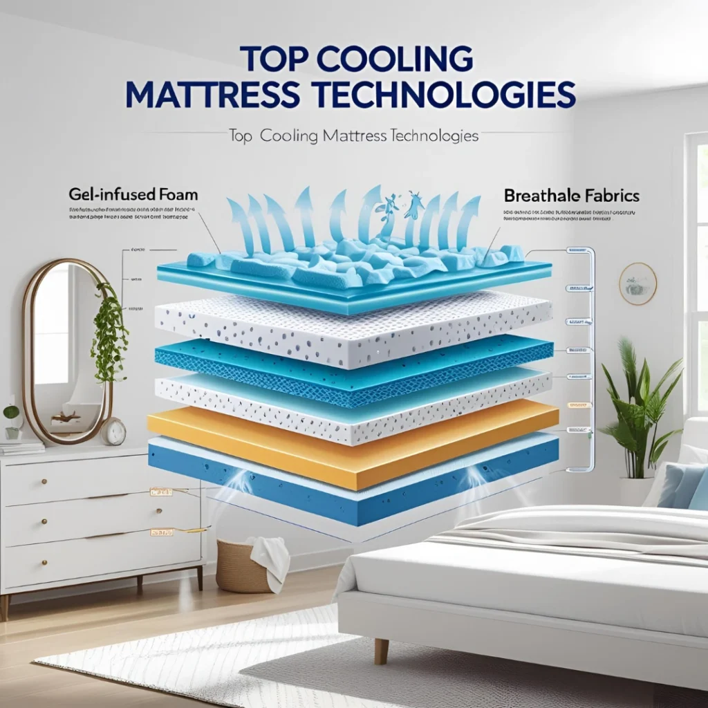 Top Cooling Mattress Technologies Explained