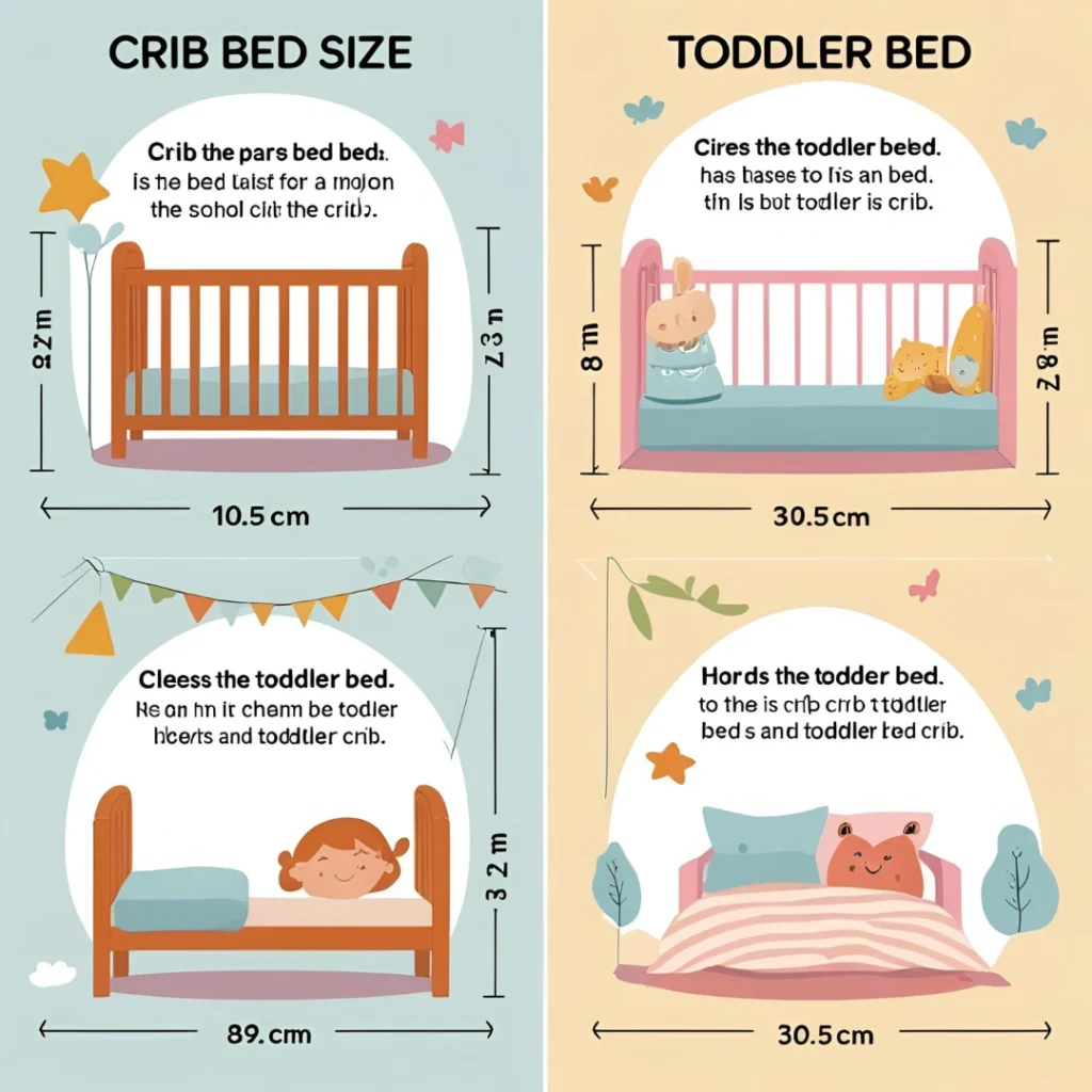 Crib Bed Size vs. Toddler Bed Size