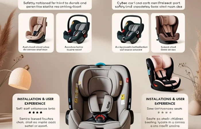 Car Seats Cybex and Nuna : Safety, Ease of Use, and Installation Compared