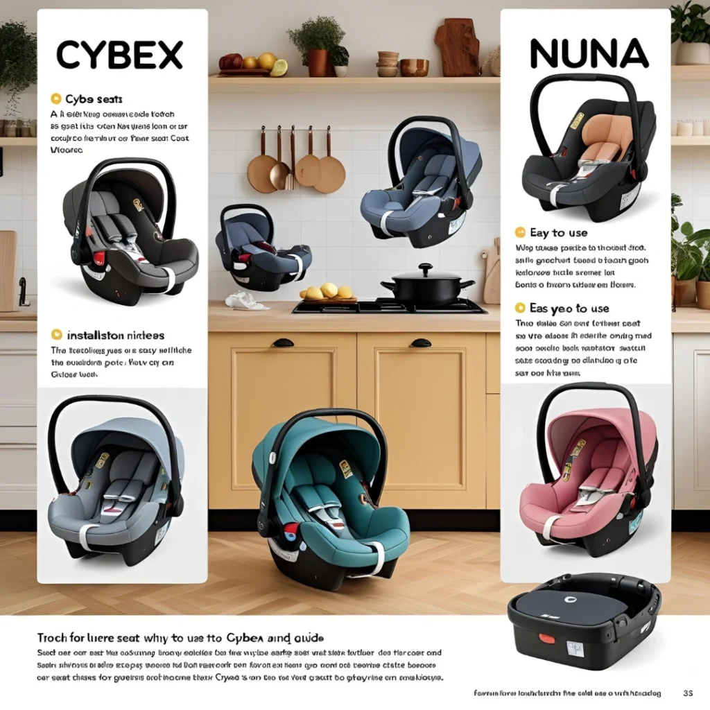Car Seats Cybex and Nuna : Safety, Ease of Use, and Installation Compared