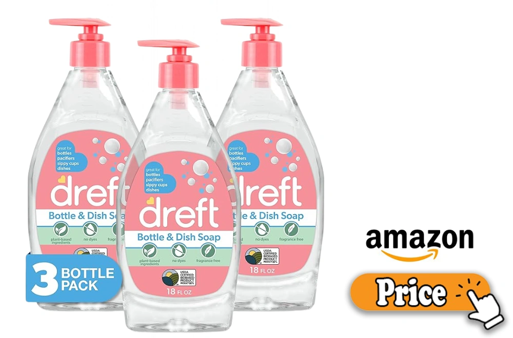 Dreft bottle and dish soap 