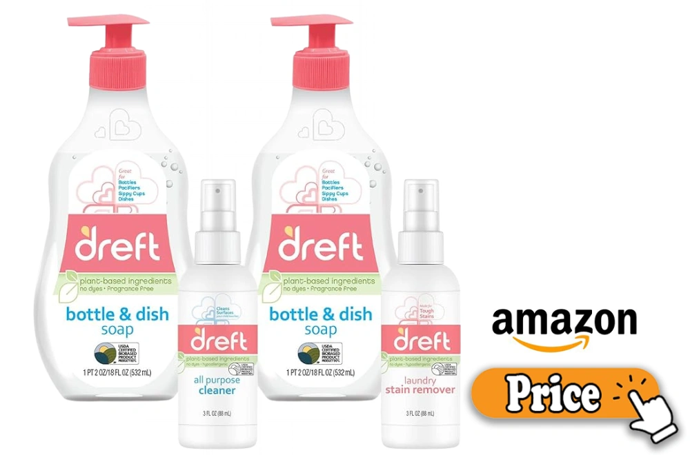 Dreft bottle and dish soap 